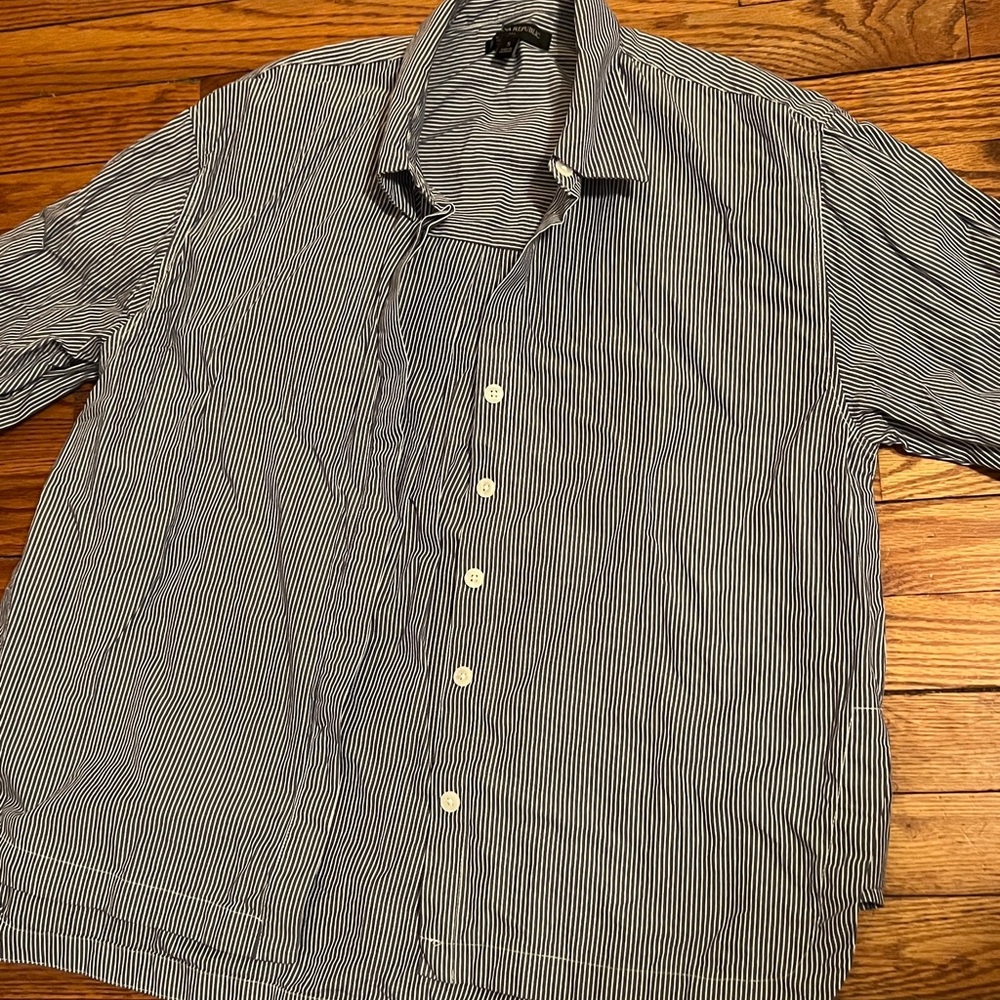 Striped Navy/White  Shirt